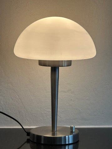 Tafellamp - Space Age / Mushroom - Metaal , glas - Tafellamp