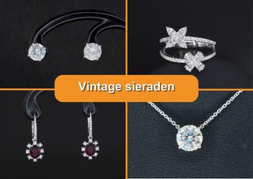 NU op Onlineveilingmeester.nl: Vintage sieraden (9064), Sieraden, Tassen en Uiterlijk, Antieke sieraden