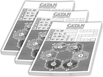 Scoreblokken Catan - Het Dobbelspel (3 stuks) | 999 Games -, Verzenden, Nieuw