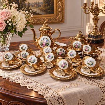 Bavaria – Germany – Handarbeit - Tafelservies (27) -