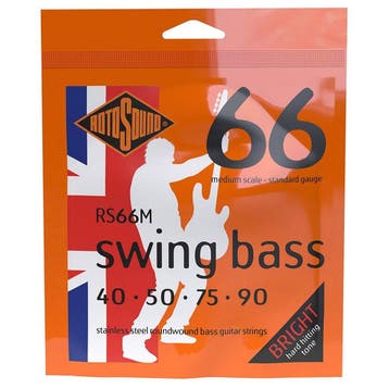 Rotosound RS66M Swing Bass 66 Snarenset Basgitaar Stainless, Ophalen of Verzenden, Nieuw