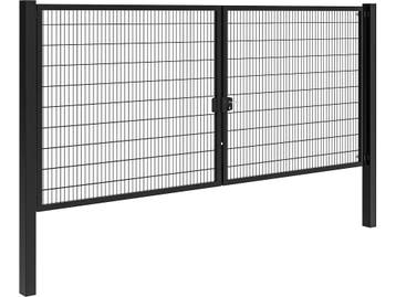 Dubbele tuinpoort | Professional | 500 cm breed, 1 tot 2 meter, Nieuw, IJzer, Minder dan 3 meter