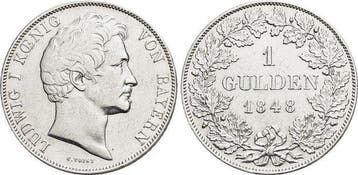 Gulden Bayern Ludwig I 1825-1848, Verzenden