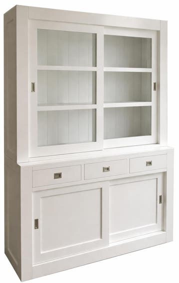 Buffetkast wit Hasselt 160cm, Ophalen of Verzenden, Nieuw