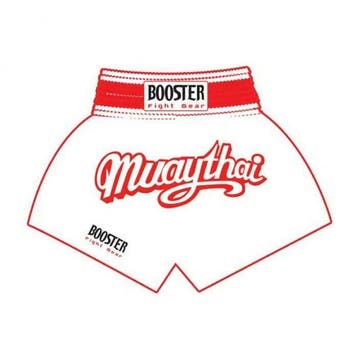 Booster Thai en Kickboxing Broek – Wit, Ophalen of Verzenden, Nieuw