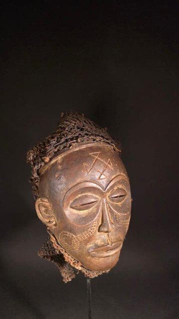 Houten masker - Tchokwe - Angola, Antiek en Kunst