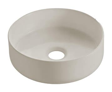Waskom Wiesbaden Colosso Rond 36x12cm Keramiek Beige, Ophalen of Verzenden, Nieuw, Overige typen