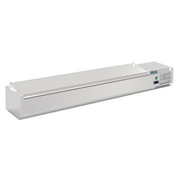 Polar G-serie opzetkoelvitrine met deksel 10x GN 1/4, Verzenden, Nieuw in verpakking