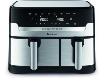 Moulinex Dual Easy Fry & Grill YY5233FB - Airfryer - 8,3 L -, Verzenden, Zo goed als nieuw