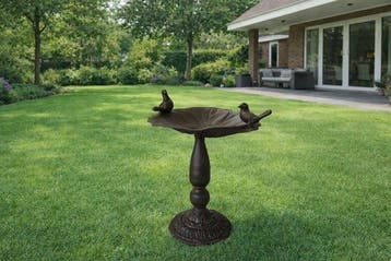 Italiaans design Vogelbad - Gietijzer, Nostalgisch -