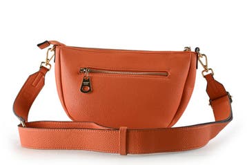Laurent David Crossbodytas Oranje, Verzenden, Zo goed als nieuw, Oranje