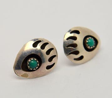 Navajo oorbellen 925 zilver - Verenigde Staten (Zonder