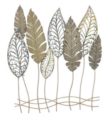 WANDDECORATIE FOGLIE -C- CM 75X2,5X87, Huis en Inrichting, Woonaccessoires | Overige, Ophalen of Verzenden, Nieuw
