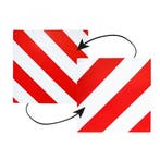 Gevarenplaat Aluminium Dubbelzijdig Italië/Spanje, Caravans en Kamperen, Ophalen of Verzenden, Nieuw