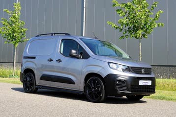 Peugeot Partner 1.5 BlueHDi 100 L1, Gebruikt, Euro 6, Leder en Stof, Grijs