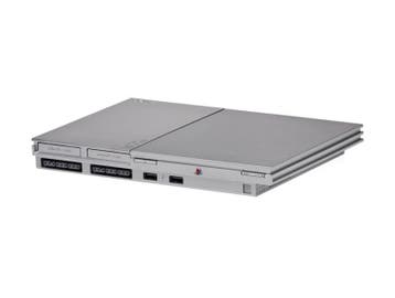 Playstation 2 Console Slim Zilver (PS2 Spelcomputers), Ophalen of Verzenden, Zo goed als nieuw