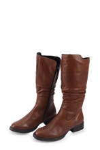 Rieker Laarzen in maat 40 Cognac, Kleding | Dames, Schoenen, Hoge laarzen, Overige kleuren, Verzenden, Zo goed als nieuw