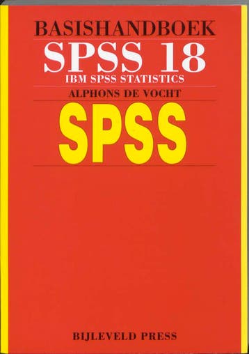 Basishandboek SPSS 18 9789055482009, Verzenden, Zo goed als nieuw