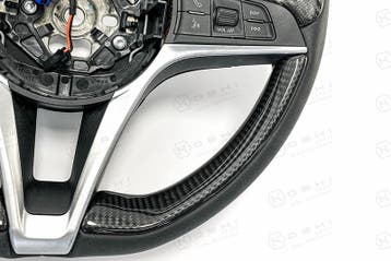 Alfa Romeo Giulia / Stelvio Carbon Fiber stuur covers, Verzenden