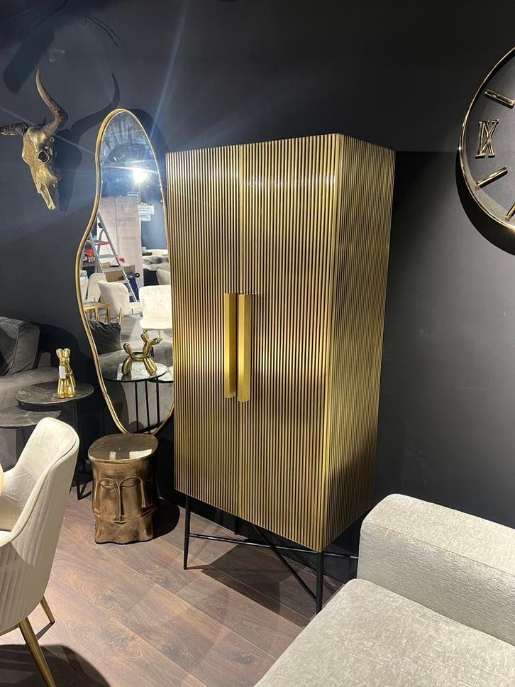 kast ironville van Richmond interiors, Huis en Inrichting, Kasten | Kledingkasten, 25 tot 50 cm, Met deur(en), Met plank(en), Zo goed als nieuw