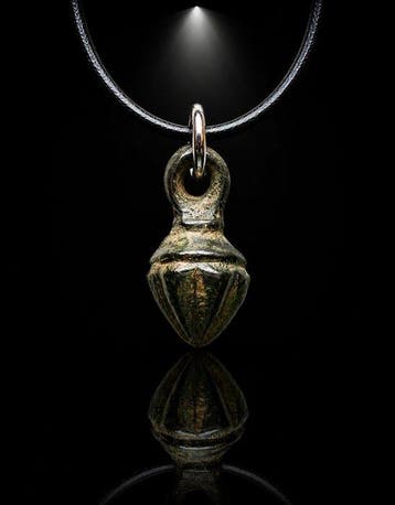 Oud-Romeins, Republiek Brons RARE Vulva-amulet –