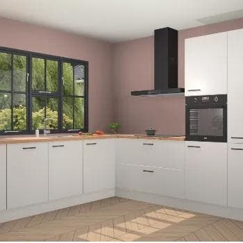 Zijdegrijze keuken Singapore 124915, Verzenden, Nieuw