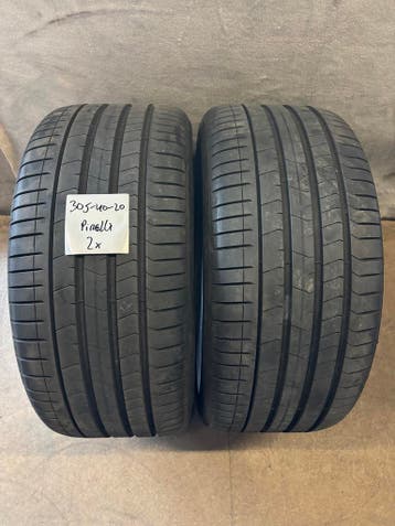 2x Pirelli P-Zero Run Flat - 305/40 R20 - DOT 3324, Ophalen, Gebruikt, 305 mm, Band(en)