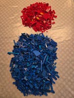Lego Stenen - Partij lego in de kleur rood en blauw, Nieuw