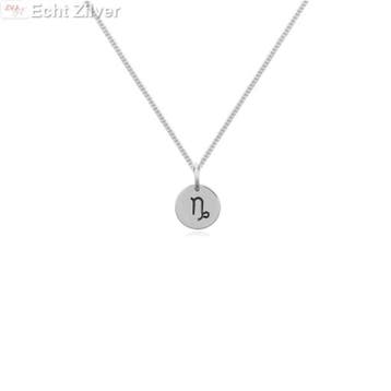 925 Zilveren Steenbok Capricorn sterrenbeeld zodiak ketting, Verzenden, Nieuw, Zilver