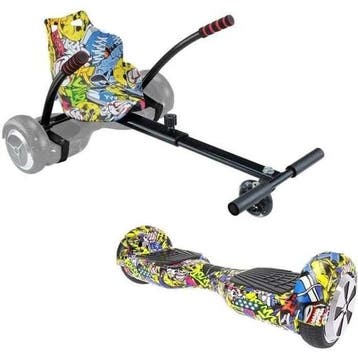 URBANGLIDE Pack Hoverboard + Kart Pilot - Meerkleurig - W..., Verzenden, Nieuw