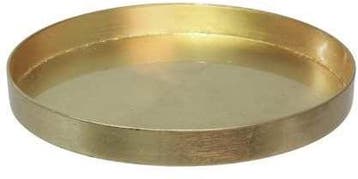 Onderbord Dienblad Rond Goud 27 cm, Ophalen of Verzenden, Nieuw