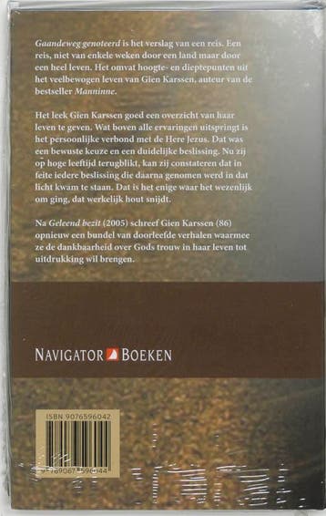 GAANDEWEG GENOTEERD 9789076596044 G. Karssen, Boeken, Verzenden, Gelezen, G. Karssen