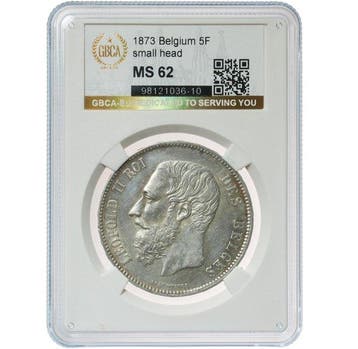 België. Leopold II. 5 Francs 1873. (Zonder minimumprijs), Postzegels en Munten