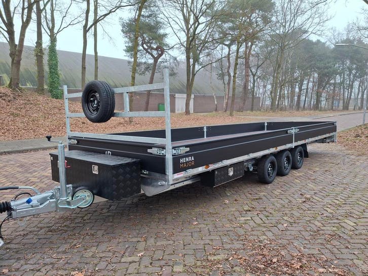 NIEUW Henra, Anssems en Hulco plateauwagens; topkwaliteit!!, Auto diversen, Aanhangers en Bagagewagens, Nieuw, Ophalen