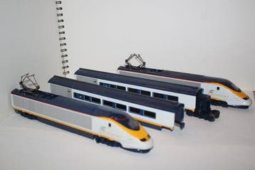 Jouef H0 - 748300 - Modeltrein (4) - Eurostar, Nieuw