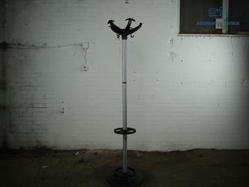 Staande kapstok zwart zilvergrijs met parapluhouder 166 cm, Verzenden, Gebruikt, Overige materialen