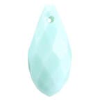 2 x Top facet kralen druppel hanger 10x20mm Pastel turquo..., Ophalen of Verzenden, Nieuw, Kraal