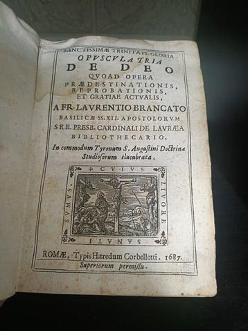 Lorenzo Brancati di Lauria - Prima edizione - Opuscula tria