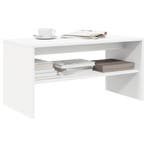 vidaXL Tv-meubel 80x40x40 cm bewerkt hout wit, Verzenden, Nieuw, Overige houtsoorten