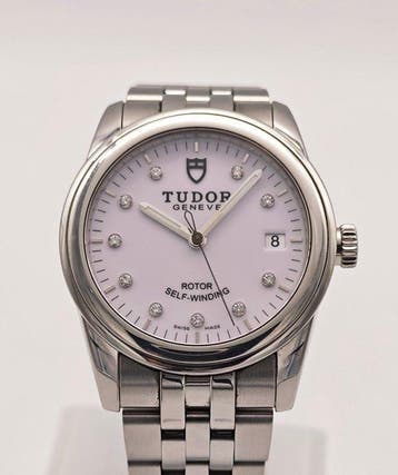 Tudor - Glamour Date 36mm Diamond Dial - 55000 - Unisex -