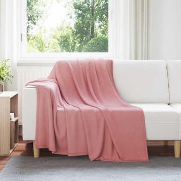 vidaXL plaid Roze 200 x 150 cm 0.42 kg Fleece, Verzenden, Nieuw, Roze