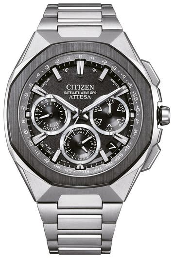 Citizen CC4104-53E Attesa Satellite Wave GPS horloge, Overige materialen, Verzenden, Nieuw, Polshorloge