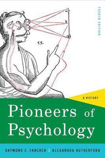 Pioneers of Psychology - Raymond E. Fancher 9780393935301, Verzenden, Zo goed als nieuw, Raymond E. Fancher