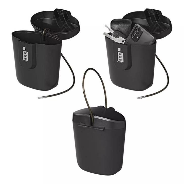 ProPlus Draagbare Kluis met Kabel en Codeslot - Compact e..., Huis en Inrichting, Woonaccessoires | Overige, Nieuw, Ophalen of Verzenden