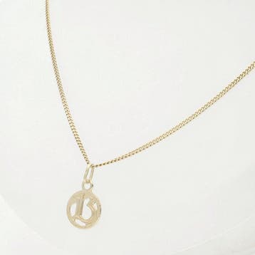 Ketting met hanger - 18 karaat Geel goud, Sieraden, Tassen en Uiterlijk, Antieke sieraden
