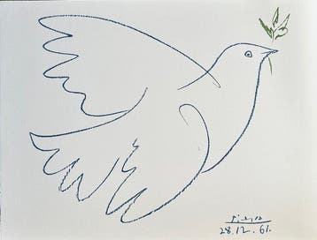 Pablo Picasso (1881-1973) - La colombe, Antiek en Kunst