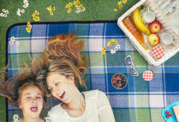 Picknickkleed - Picknickdeken - Buitenkleed - Waterdicht - 1, Caravans en Kamperen, Verzenden, Zo goed als nieuw