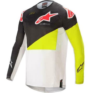 Crossshirt Alpinestars Techstar Fluo Geel | MAAT SMALL, Motoren, Kleding | Motorkleding, Verzenden, Nieuw met kaartje, Motorcrosskleding