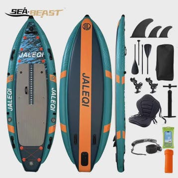SEA BEAST 335CM Opblaasbare Vis Kajak - Complete Set met Sto, Verzenden, Nieuw