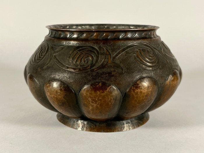 Jardinière - Koper - (cache-pot), Antiek en Kunst, Antiek | Overige Antiek